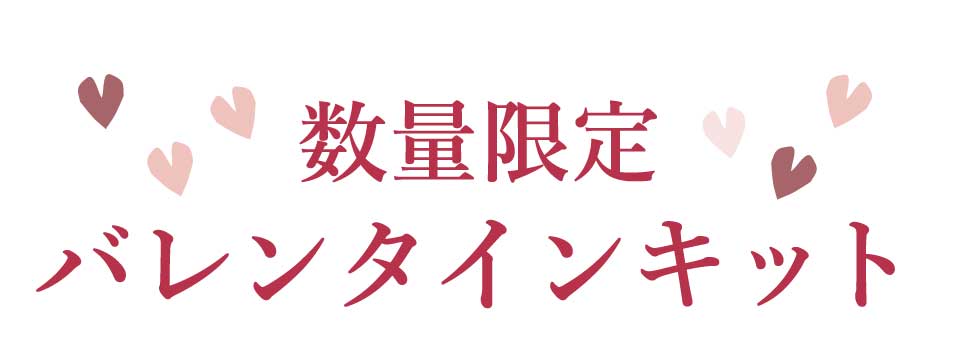 数量限定バレンタインキット