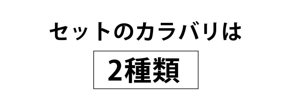 セットのカラバリは2種類