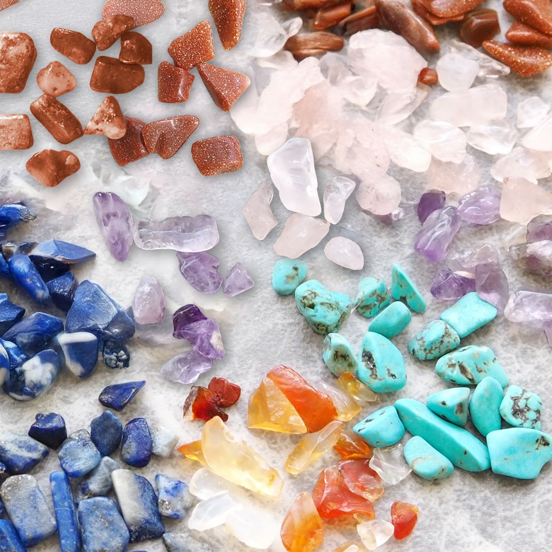 【在庫限り】天然石 さざれ ナチュラル ストーン 約5g入り