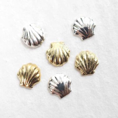 メタルパーツ シェル 約3.5×3.5mm 約25個入り
