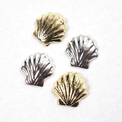 メタルパーツ シェル 約4.5×4.5mm 約25個入り