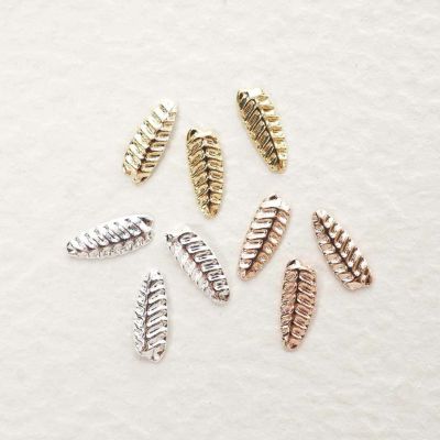 メタルパーツ フェザー 約2.0×5.0mm 約25個入り