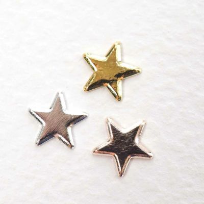 メタルパーツ スター フラット 約5.5×5.5mm 約25個入り