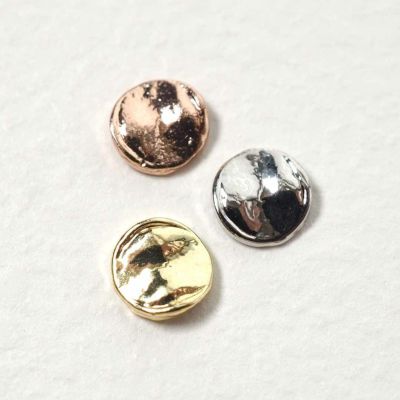 メタルパーツ ニュアンス ラウンド S カーブ付き 約4.0×4.0mm 4個入り