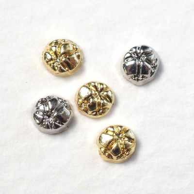 メタルパーツ ラウンド クラック 約3.0×3.0mm 4個入り