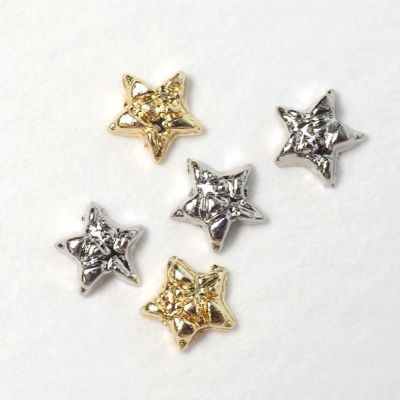 メタルパーツ スタークラック 約3.7×3.7mm 4個入り