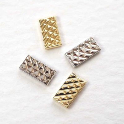 メタルパーツ デザインスクエア 約3.0×6.0mm 4個入り