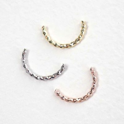 メタルパーツ デザインカーブスティック 約8.0mm 4個入り