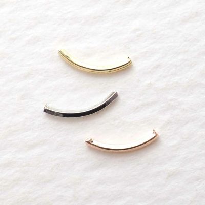 メタルパーツ シンプルカーブスティック  約7.0×0.7mm 約25個入り