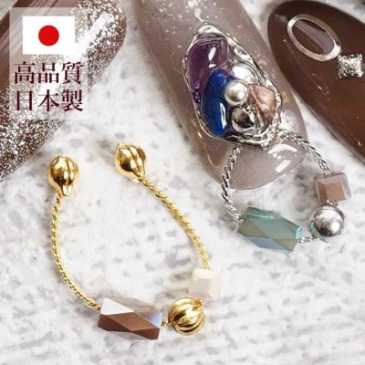 ビジューチェーン カットビーズ 約35.0×3.0mm