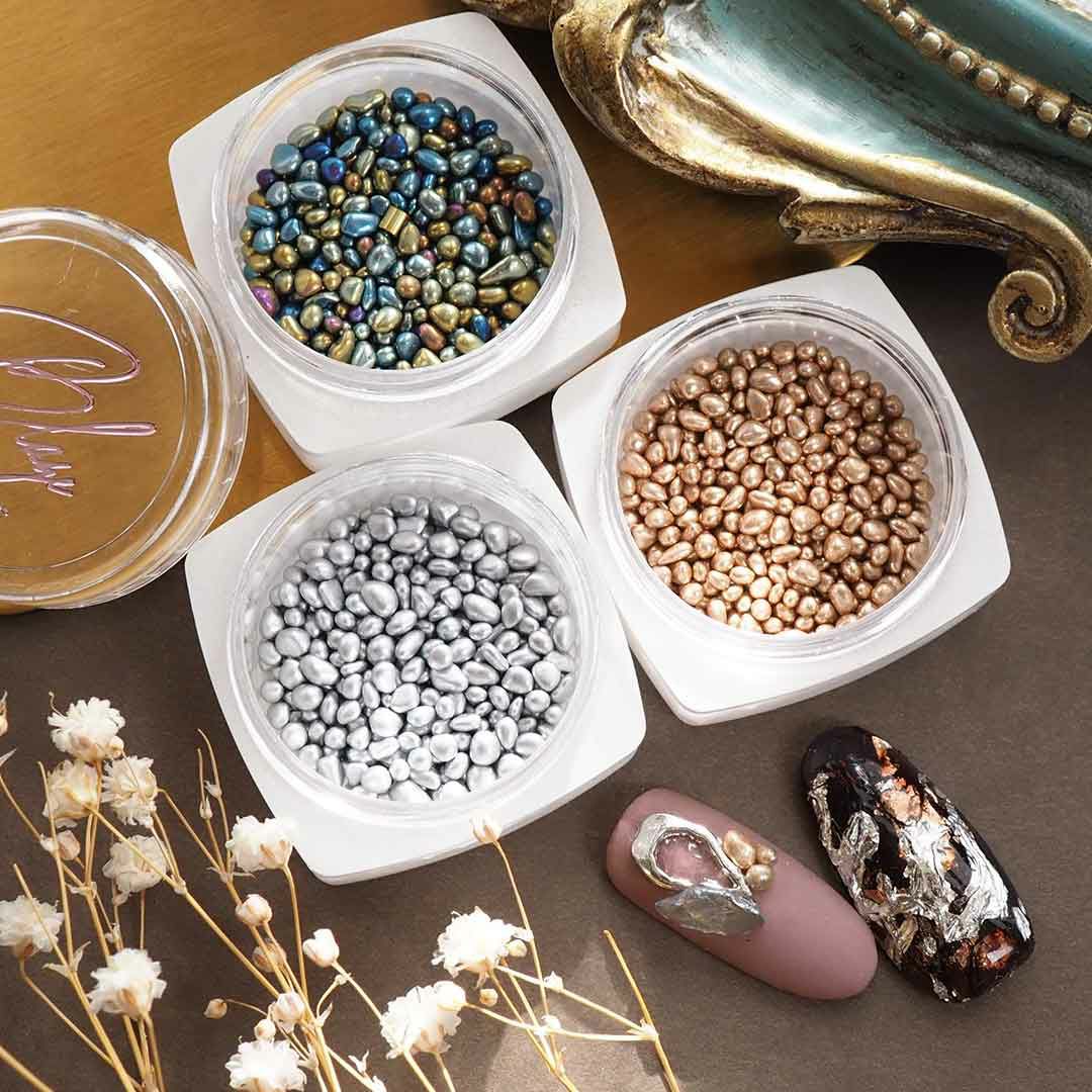 【在庫限り】マット メタリックストーン Sサイズ 約3g入り