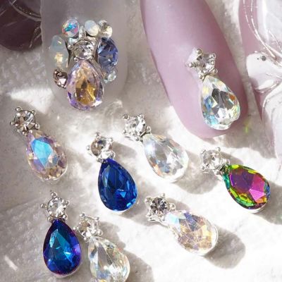 【在庫限り】ビジュー ドロップ 約4.0×9.0mm 4個入り