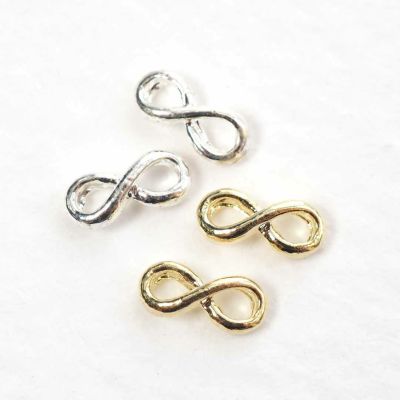 メタルパーツ フープリボン 約5.8×2.5mm 4個入り