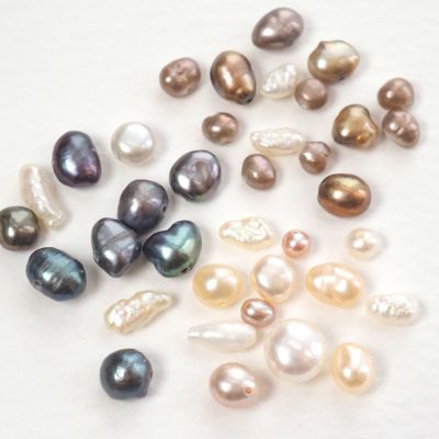 さざれ 淡水パール 穴あき 約3～8mm 約3g入り | BLAZE【ブレイズ
