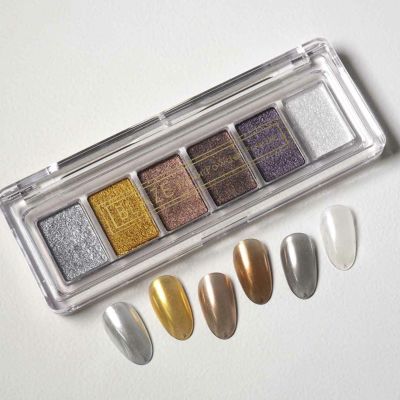 ミラーパウダーパレット 6色入り
