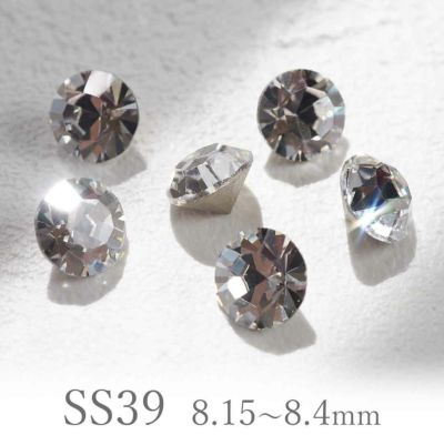 プレシオサ Vカット チャトン SS39 クリスタル 4個入り