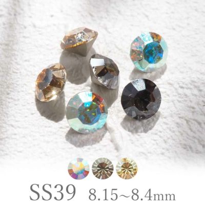 プレシオサ Vカット チャトン SS39 クリスタルコーティング 4個入り