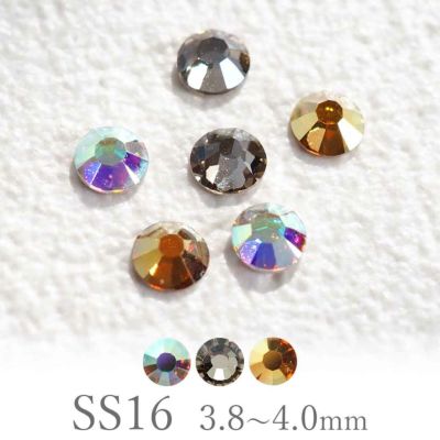 プレシオサ フラットバック SS16 クリスタルコーティング 約20個入り