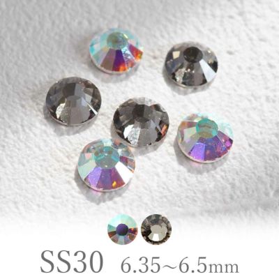 プレシオサ フラットバック SS30 クリスタルコーティング 6個入り