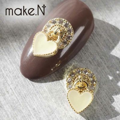 スウィングビジュー ハート キュービックジルコニア  約10.0×13.8mm  Make.N