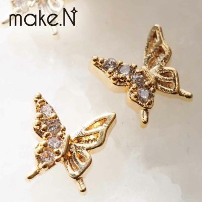 ビジュー蝶々　約5.2×5.2mm 2個入り BLAZE×make.N