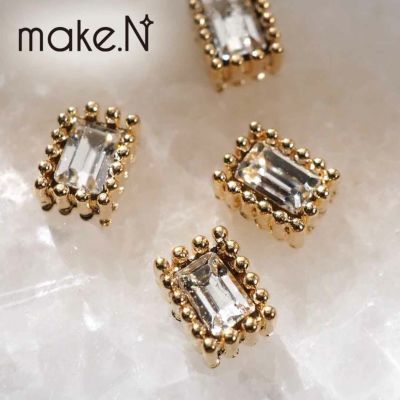 ビジュー　スクエア　スモール　約3.0×4.0mm 2個入り BLAZE×make.N