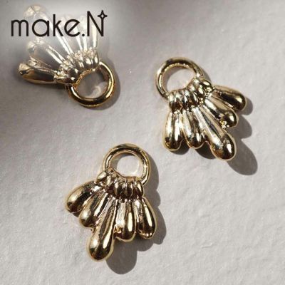 メタルパーツ レリーフ 約6.6×8.5mm 3個入り BLAZE×make.N