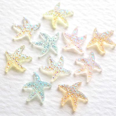 オーロラ　パステル　ヒトデミックス　約15個入り　約8.6×10.4mm