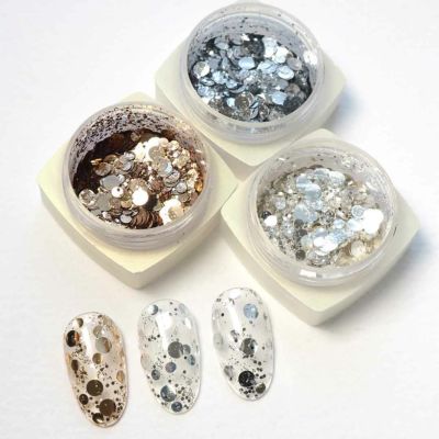 オリジナルミックスホログラムラウンド 約1g入り