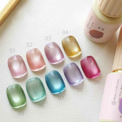 【6月9日17時から再販】Aqua Glow Mag 1-9　アクアグロウマグネットジェル 4ミクロン カラージェル NailStyle
